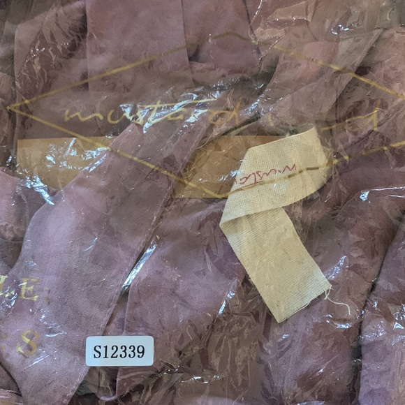 Lavender, distressed, high low skirt - Picture 5 of 5